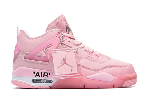 Air Jordan 4 Pink Off-White